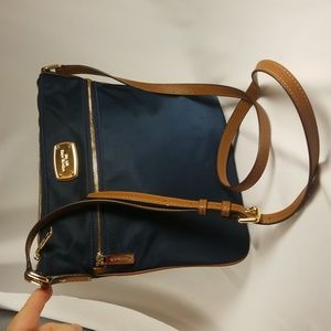 Michael Kors Crossbody Navy Colored Nylon Bag